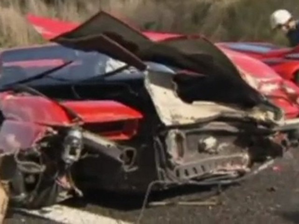 Accidente de lujo en Japón