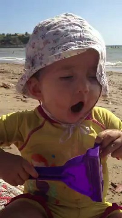 28 decembre, Mimi aime le sable...