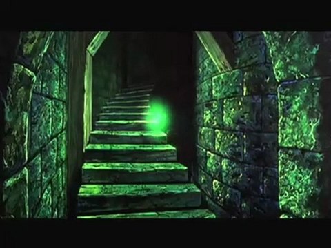 La magie de Noel - LA BELLE AU BOIS DORMANT Fuseau Maléfique VERT