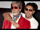 Amitabh Bachchan & Abhishek promote Bbuddah...Hoga Terra Baap