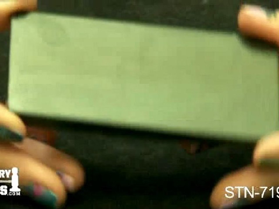 STN-719.00 - Natural River Danube Gold Testing Stone, Large - Jewelry Tools Demo