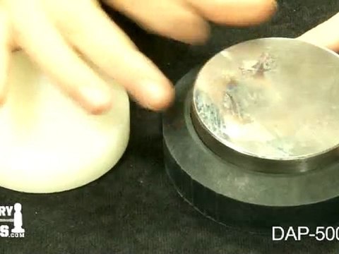 DAP-500.30 - Bench Block Helper with Steel and Nylon Blocks - Jewelry Tools Demo