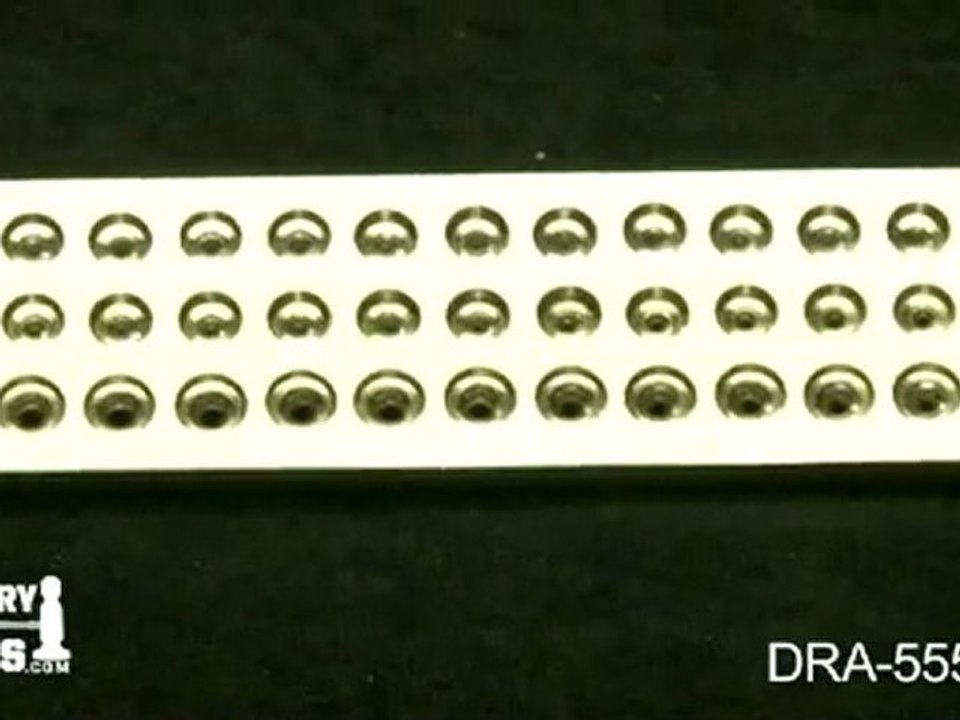 DRA-555.00 - Drawplate, 2.80 millimeters to 0.26 millimeters - Jewelry Tools Demo
