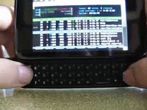 SHR running on Nokia N900