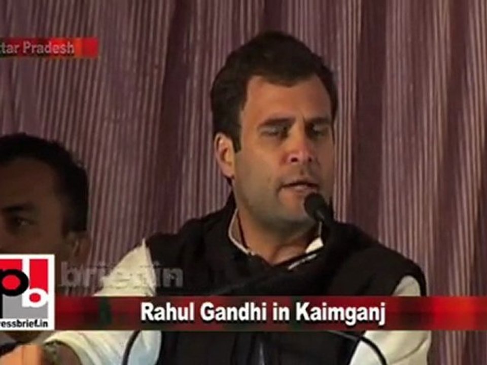 Congress Leader Rahul Gandhi in Kaimganj (U.P) Part 3