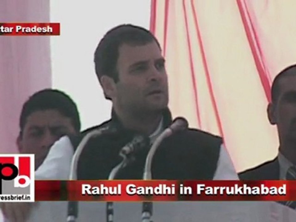 Congress Leader Rahul Gandhi in Farrukhabad (U.P) Part 14