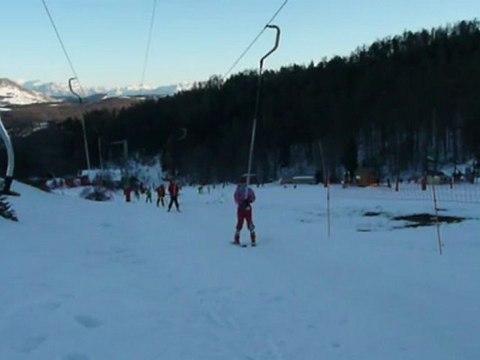 A L 'ARRIVEE du TIRE-FESSES