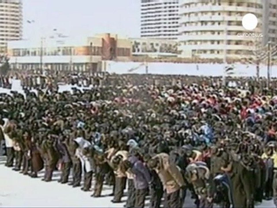 Kim Jong-il'in cenaze töreninin ikinci gününde acı...