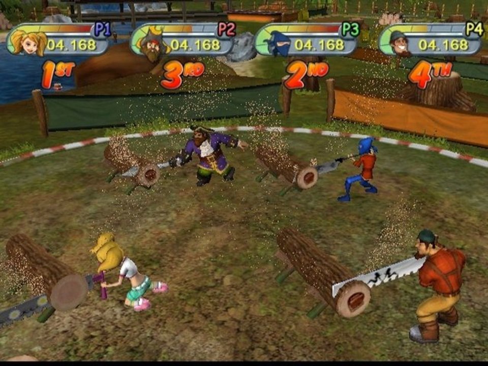 Go Play Lumberjacks Wii ISO Full Download (USA)