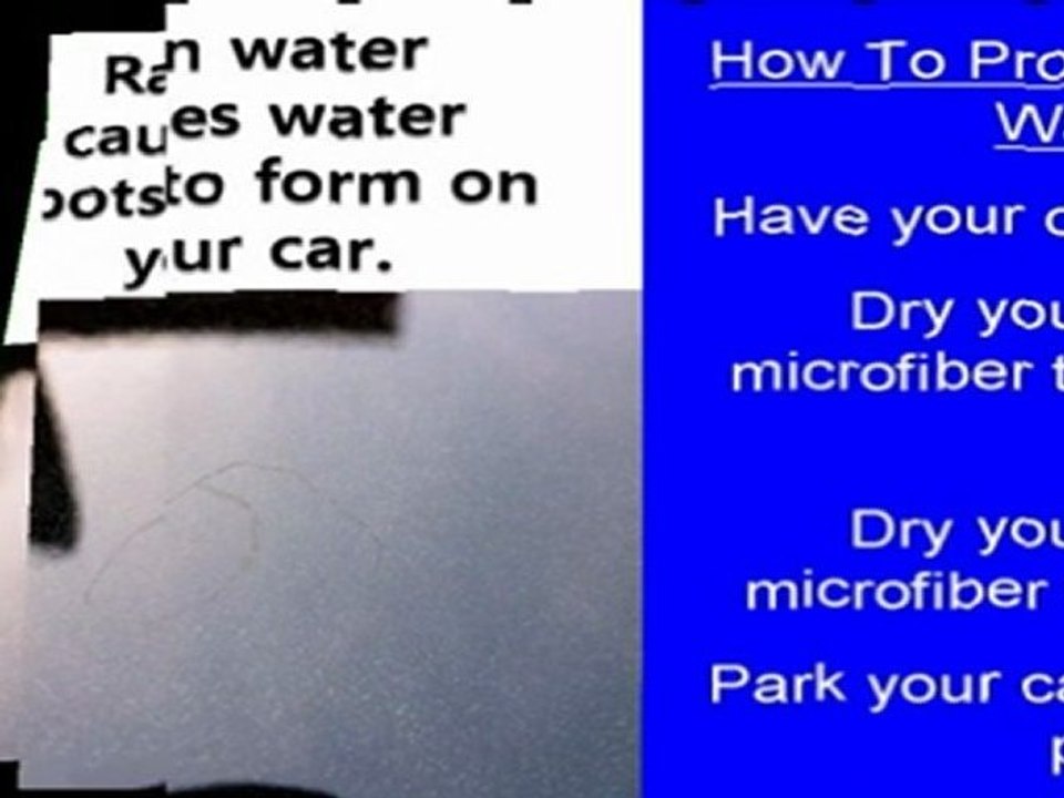 Auto Detailing Calgary:  Water Spots Explained