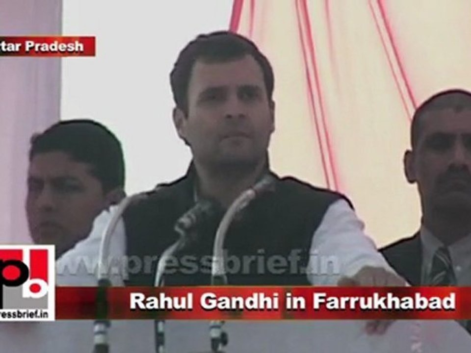 Congress Leader Rahul Gandhi in Farrukhabad (U.P) Part 11