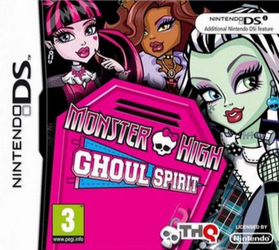 Monster High Ghoul Spirit NDS DS Rom Download (Europe)