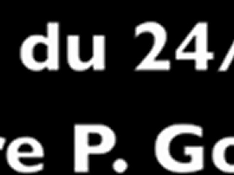 Homélie du Père Patrice Gourrier 24 décembre 2011