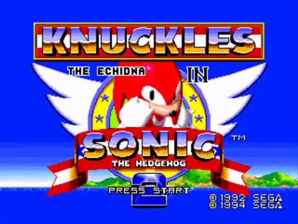Sonic The Hedgehog 2 & Knuckles [Megadrive]