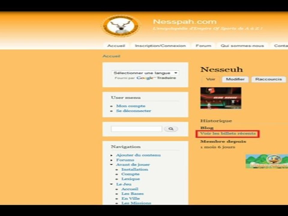 Tutoriel Nesspah.com - Créer et gérer un blog gratuitement et facilement