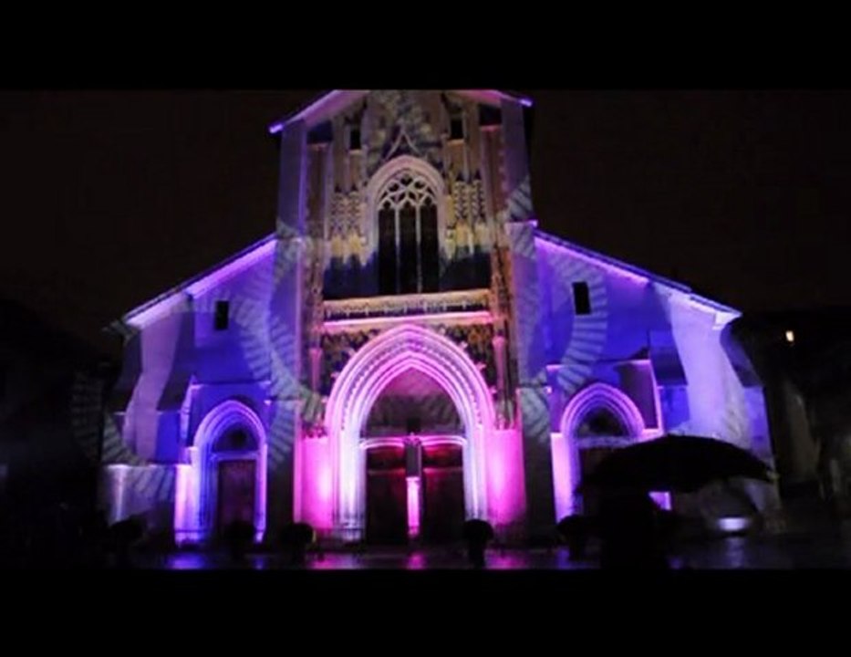 Spectacle son et lumiere de noel Chambéry 2011