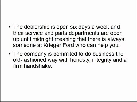 Ford Dealers Columbus Ohio - Krieger Ford