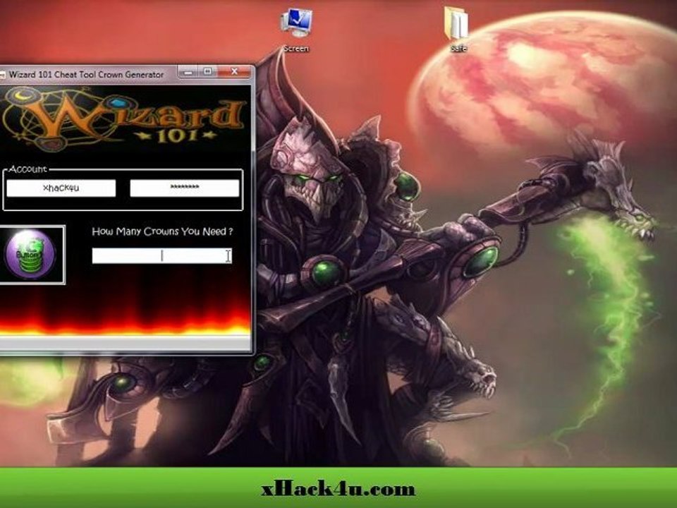 Wizard101 Cheat Tool Generator [Crown]