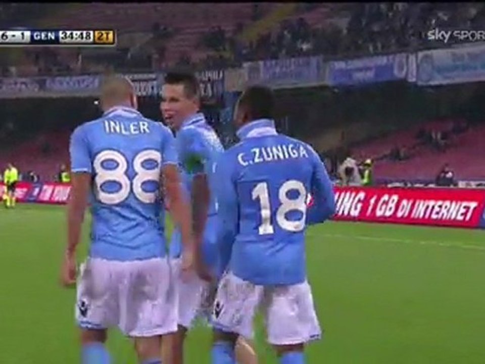 Juan Zuniga v Genoa 21 December 2011 HD