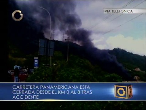 Bomberos de Distrito Capital desconoce cantidad de fallecidos en la Panamericana