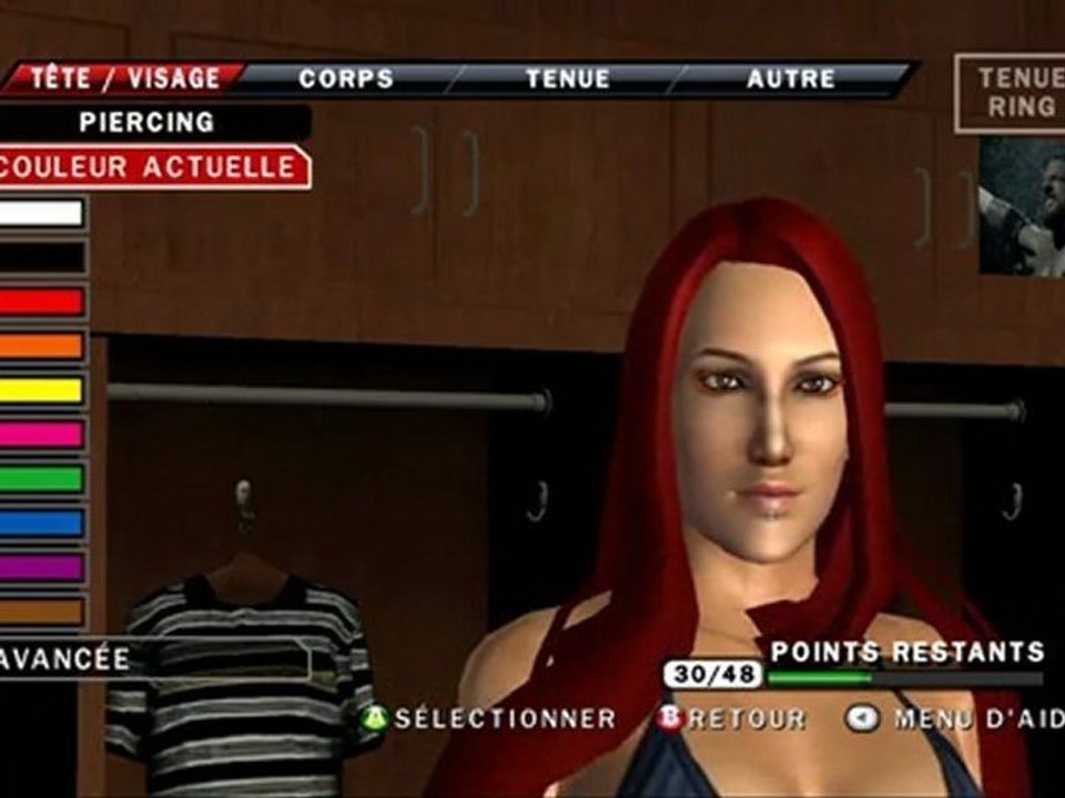 WWE Smackdown ! Vs. Raw 2010 (360) - Création d'une Superstar