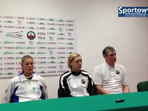Konferencja po meczu PTPS Piła - Atom Trefl Sopot