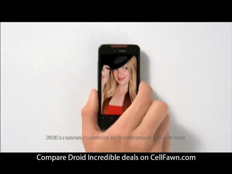 HTC Droid Incredible 1080p HD Commercial-Demo