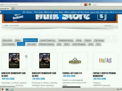 GiftHulk - Best Website to Earn FREE PRIZES!!!