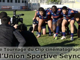 Sur le Tournage du Clip de l'Union Sportive Seynoise