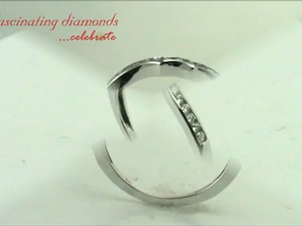 Round Cut Diamond Wedding Anniversary Band In Channel Set