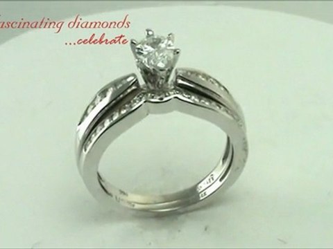 Pear Shape Diamond Tapered Cathedral Engagement Ring Channel Setting