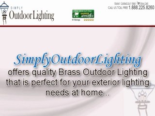 Quality Brass Outdoor Lighting