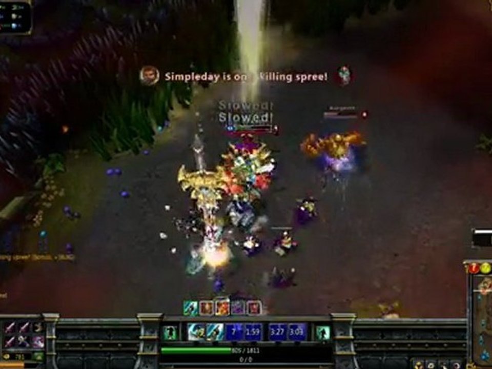 League of Legends - Garen subit un gank