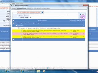BEP Planlari;Son Degerlendirme Formu-  Lila Yazilim..::::...http://www.lilayazilim.com