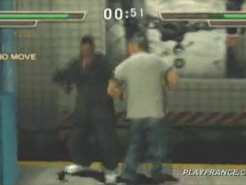 Def Jam Fight For NY : The Takeover (PSP) - Ice-T passe sous le Metro