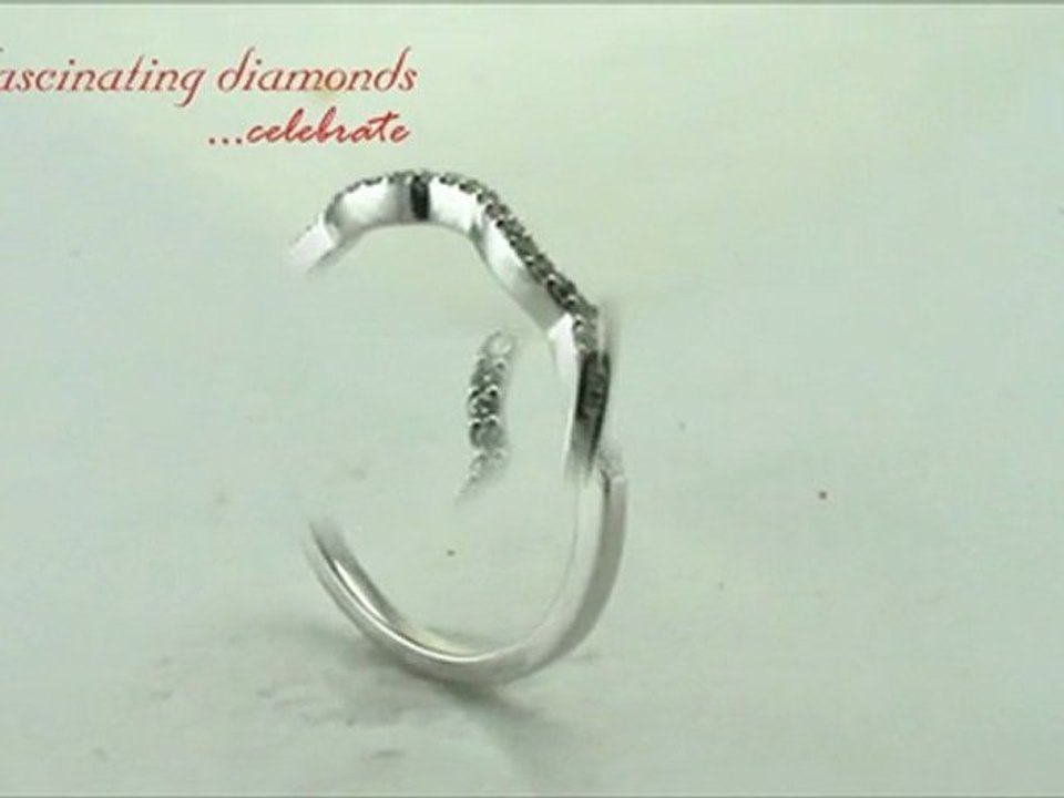 Round Cut Diamond Wedding Anniversary Band Pave Set