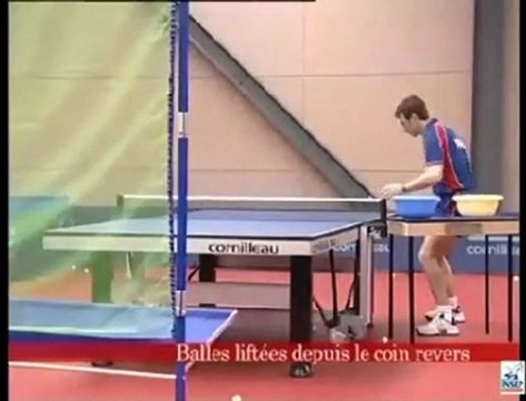 entrainement a insep Tennis de table Panier de balles, mode d'emploi (extrait)