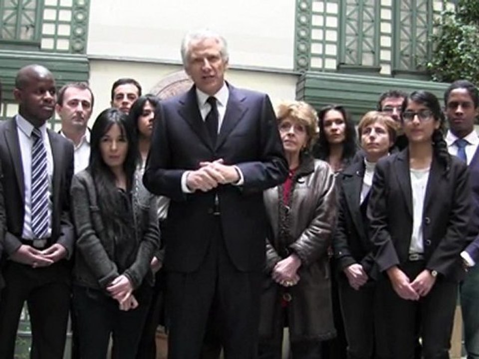 Dominique de Villepin - Voeux 2012