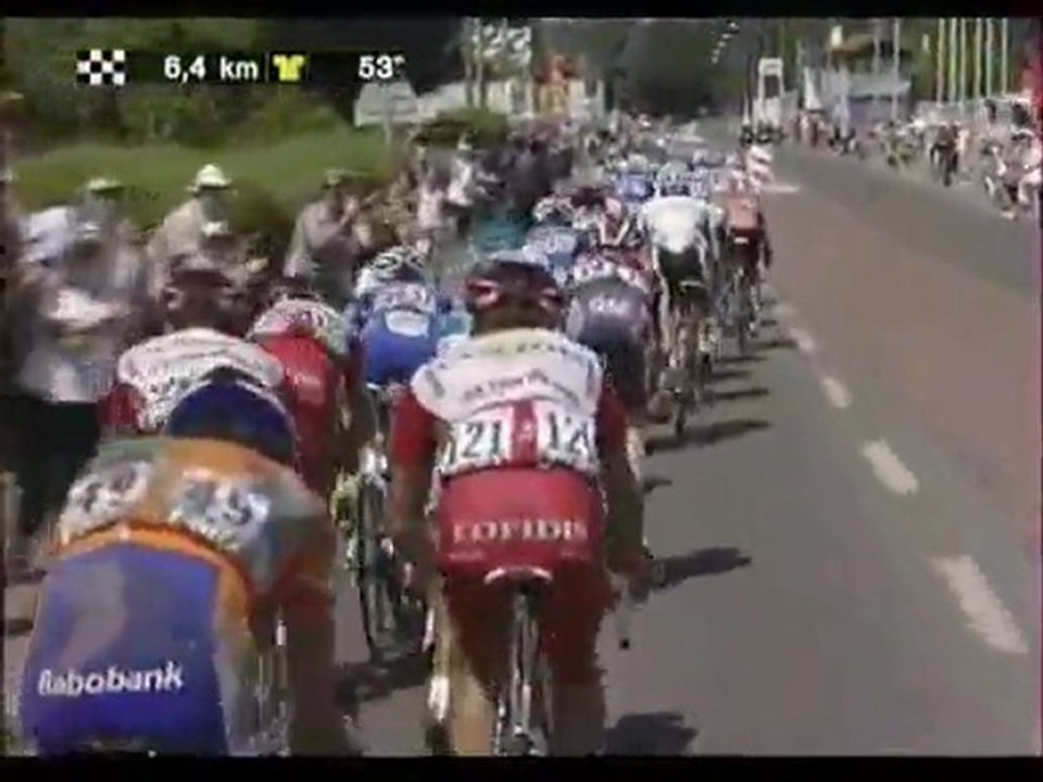 Tour de France 2009 - Etape 9 -St Gaudens-Tarbes - Les 20 derniers Kilomètres - Victoire de Pierrick Fedrigo