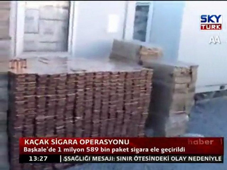 Kaçak Sigara Operasyonu