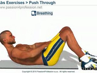 Push Through - Upper Ab Exercise