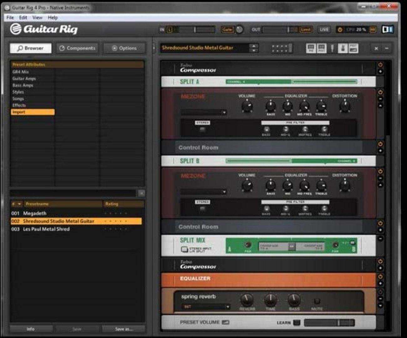 ⁣Guitar Rig 4 Metal Tone - Melodic Death Metal