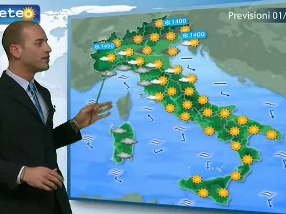 Meteo Italia 1/01/2012 - Previsioni by ilMeteo.it