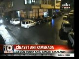 Rize'de cinayet anı kameralarda