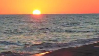 A December Beach Sunset in Gulf Shores, AL