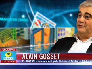 Marketing viral pour La Poste. Témoignage client d'Alain Gosset pour 3TOON Brand Content
