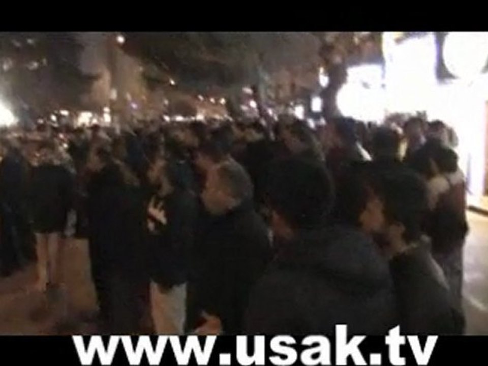 UŞAK'TA TEHLİKELİ GERİLİM