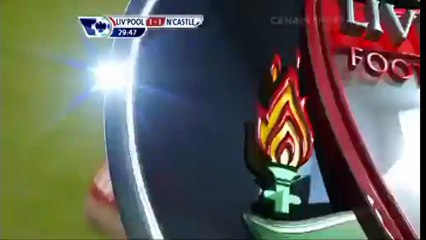 Bellamy's first goal against Newcastle