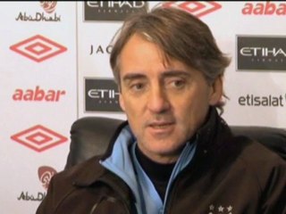 Mancini - City ne ressent pas de pression.