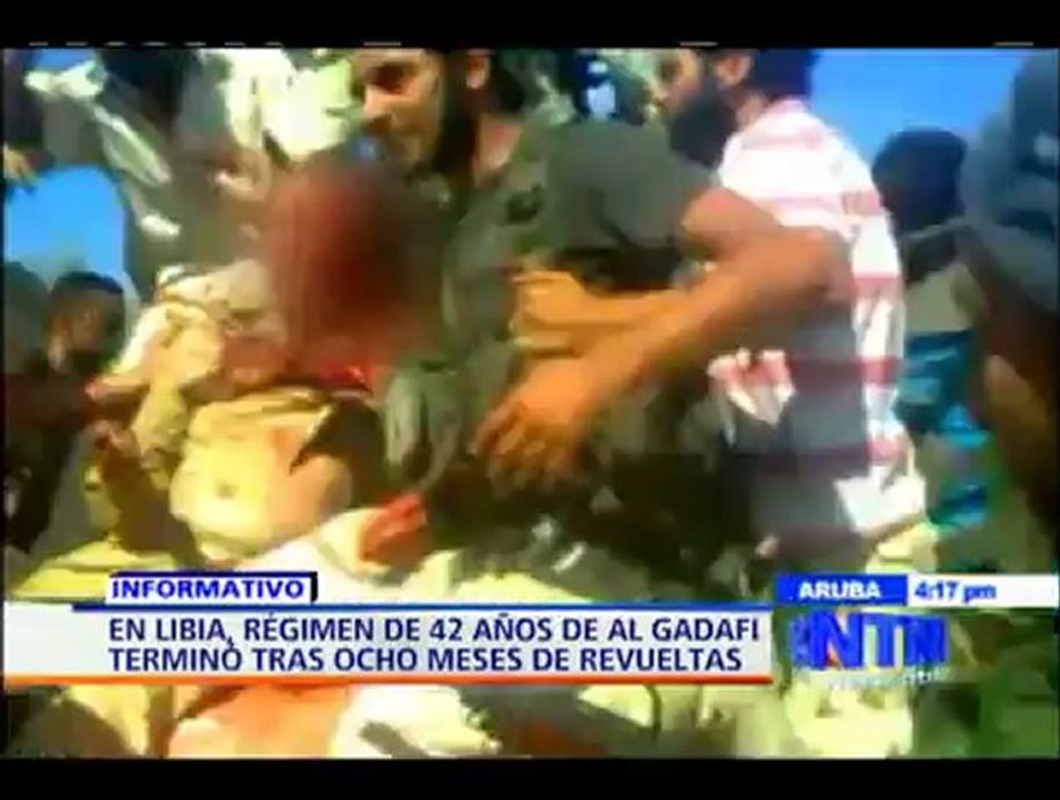Resumen 2011: En Libia, régimen de 42 años de Al Gadafi terminó, tras ocho meses de revueltas
